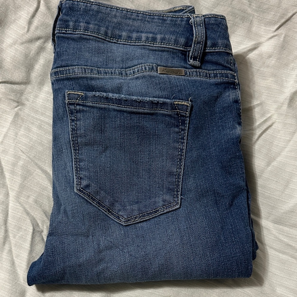 KanCan Medium Blue Distressed Skinny Jeans
